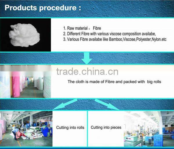 Production Flow lint free magic kitchen cotton orange super absorbent bamboo disposable floor roll nonwoven viscose cleaning cloth