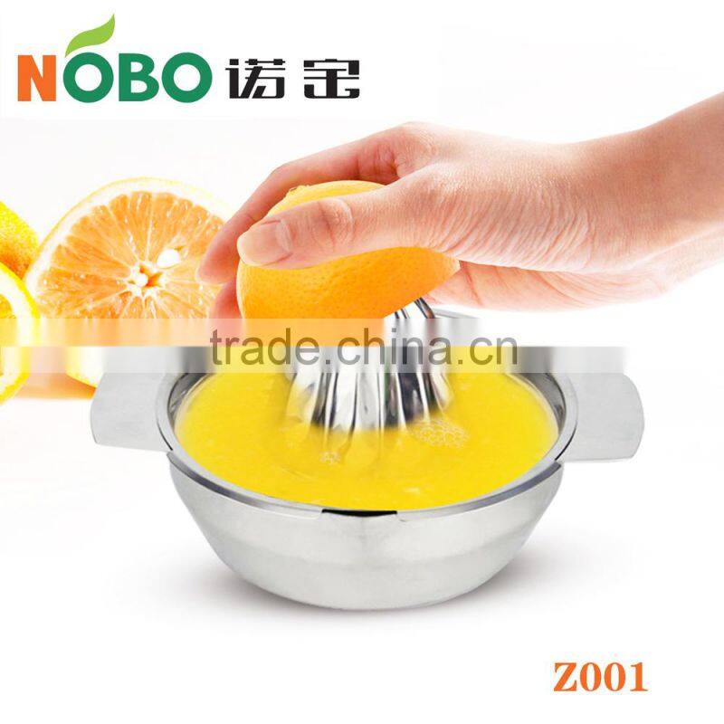 Promotion Gift Stainless Steel 201 Lemon Squeezers with color box