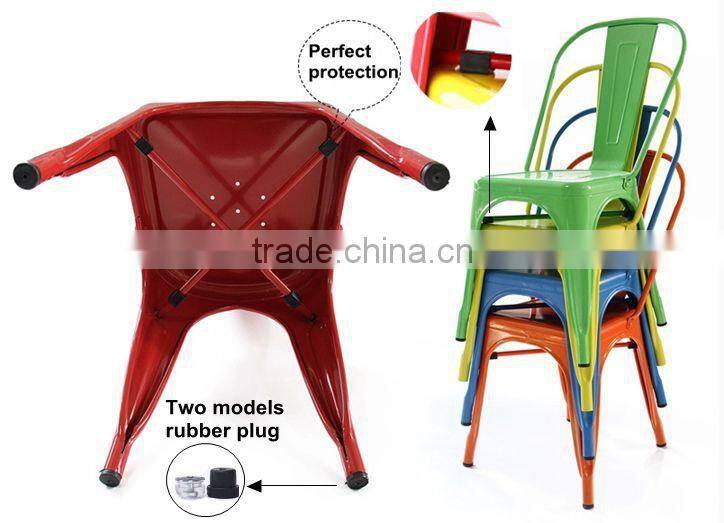 wholesale colors metal dining chairs for sale