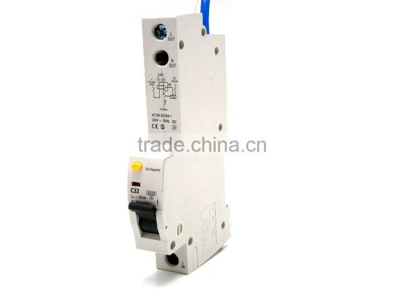 1 Pole RCBO Circuit Breaker