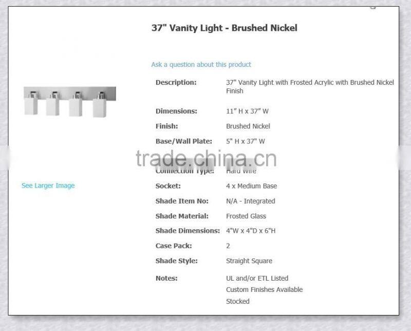 UL List Hotel Guest Room Wall Lighting With Crystal Ball Decorative XC-H013