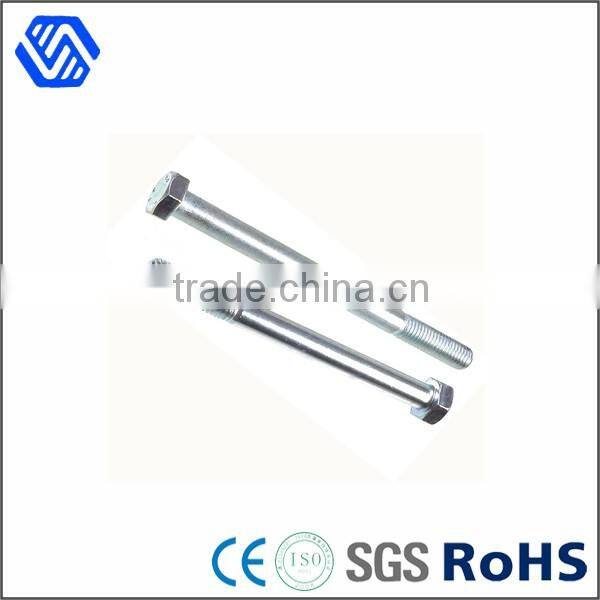 China Manufacture DIN 931 Half Thread Hex Bolt Long Hex Bolt