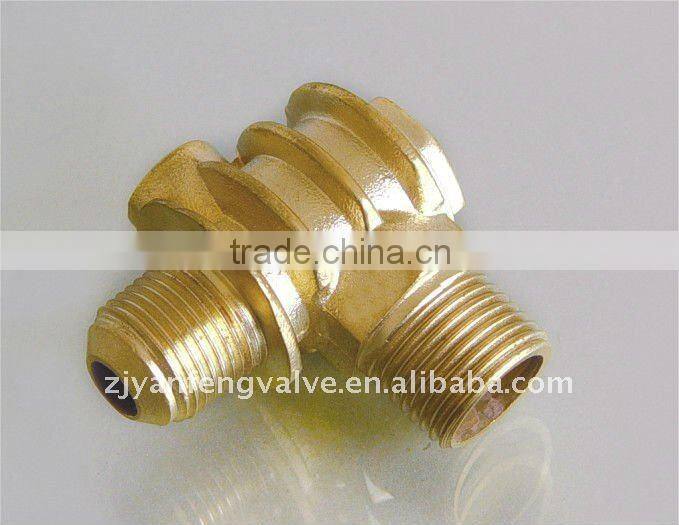 brass cooling fin check valve