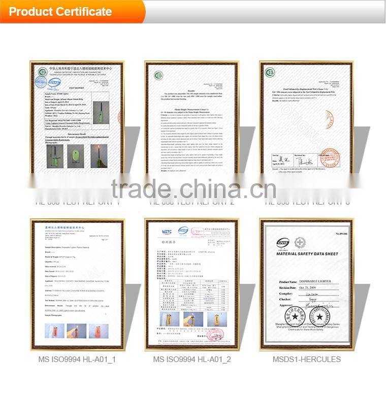 Professional manufacture disposable cigarette plastic electronic lighters HL-09608S