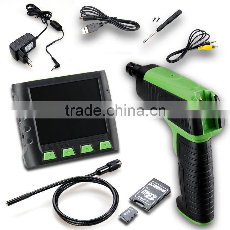 3.5" Wireless TFT LCD Zoom Rotate Inspection Camera Borescope Endoscope