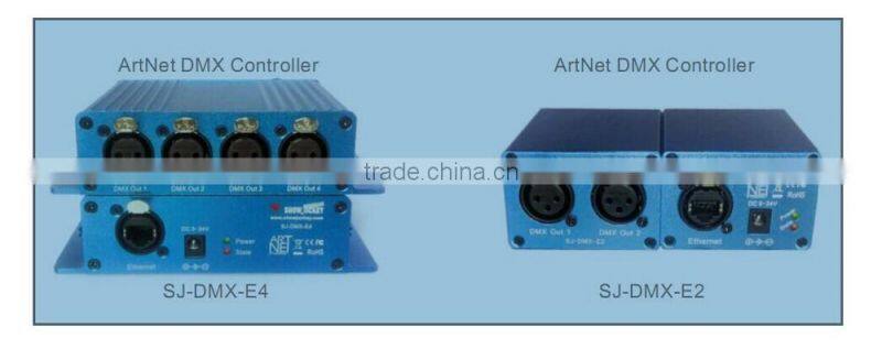 ShowJockey DMX Artnet ArtNet to DMX Converter, ArtNet Controller