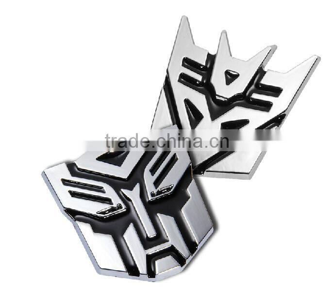 silver gold 3D Spider chrome car emblem, chrome spider car logo, car sticker