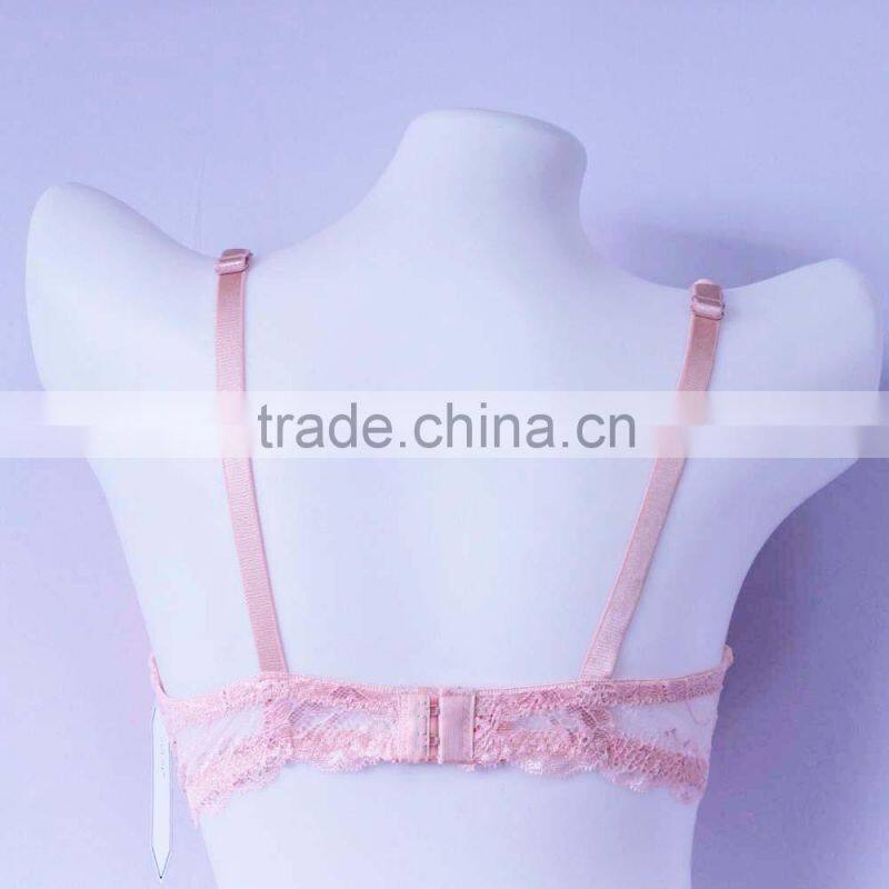 China bra factory foam cup with lace ladies hot sexy fashion bra