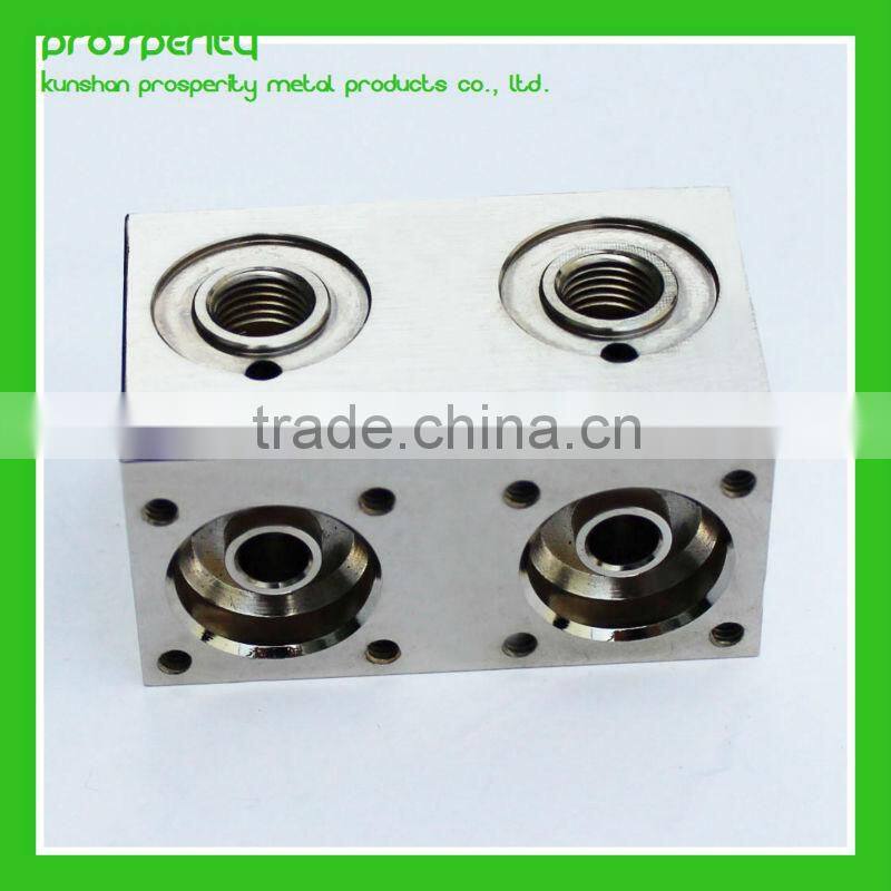 shanghai high quality nickel plated brass valve block
