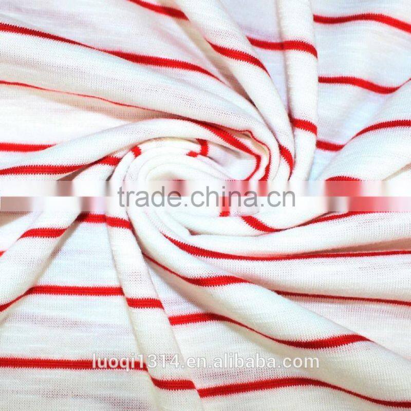 OEM knitting clothing fabric manufaturer 25% rayon 70% polyester 5% spandex fabrics for men & women t-shirts
