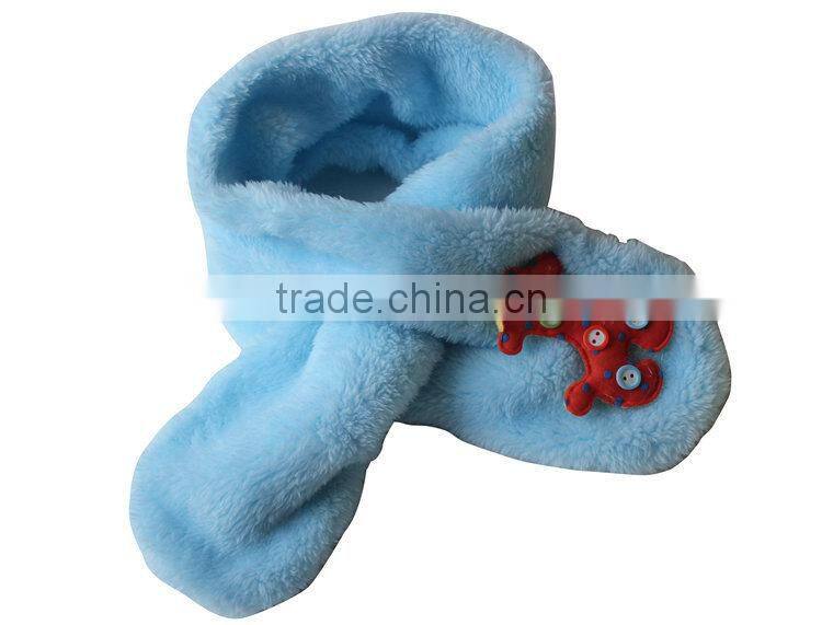 New product high quality fashion Baby fluffy warm scarf WJ-659