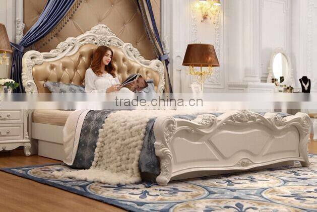 Wholesale modern design mattress beds, double king size bed for modern furniture in bed room