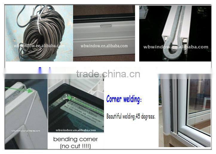 European style tilt and turn window, pvc windows and doors