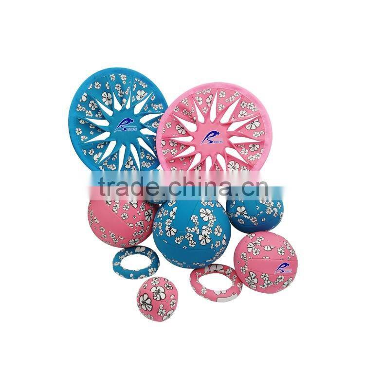 Neoprene Beach Game Combo Set for kids fun