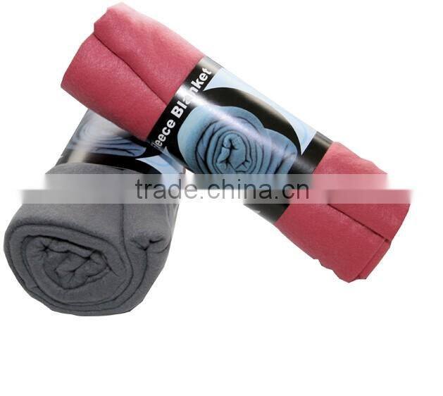 Wholesale blanket customized design 150*100cm polar fleece travel blanket