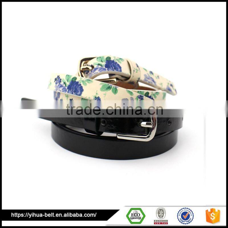 Fashion Accessories metal buckle hot sale snake design ladies pu belt