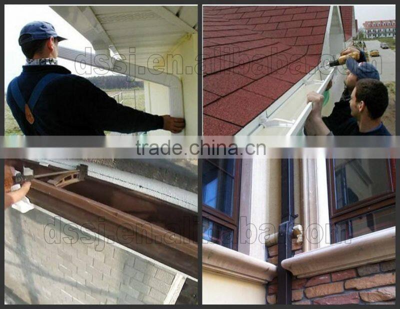 Cheap Plastic PVC rain gutter accessories