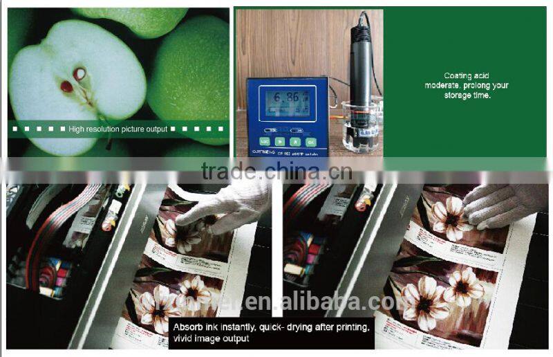 Coated glossy photo paper; RC photo paper
