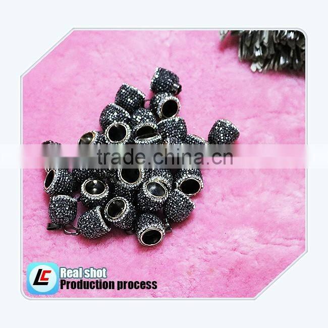 Fashionable female decorative orange cowleather tassel for necklace in 2015