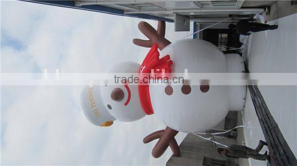PVC Gaint Inflatable outdoor christmas decoration snowman