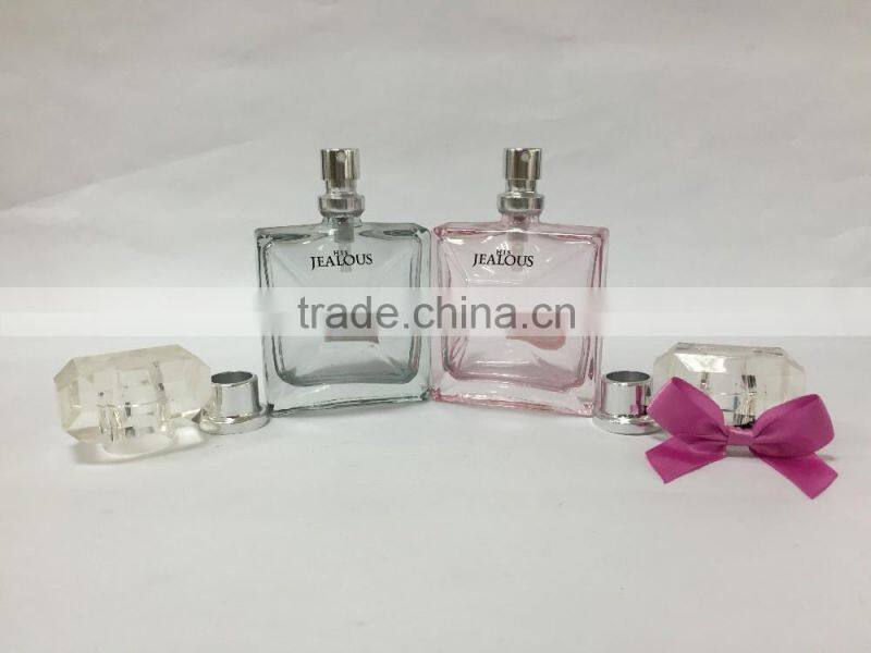 50ml Popular empty Glass spray perfume bottle manufacturers