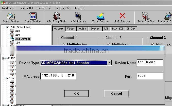MPEG-2 4IN1 AV encoder(4AV+ASI in,ASI out)