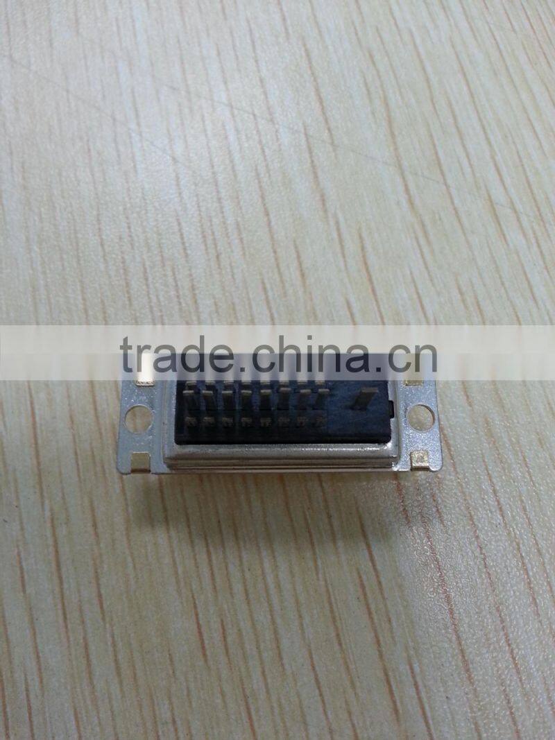 Professional Manufacturer of DVI 24+1P Male Solder Type Gold plating Connector