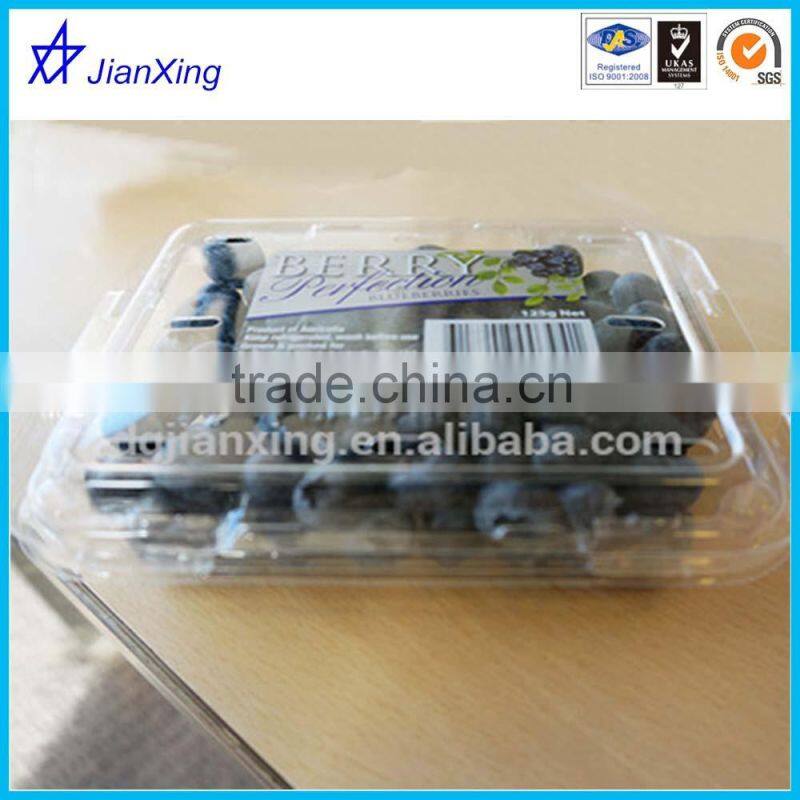 Customized shape Disposable blister fruit tray packing box