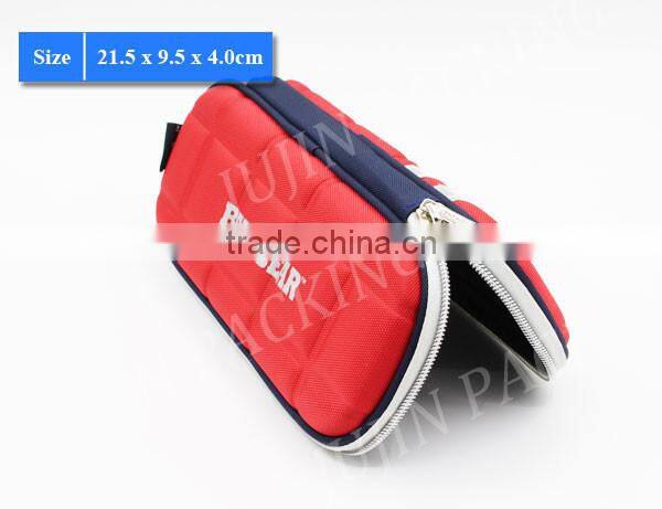 Bear bell high quality durable eva pencil case with zipper