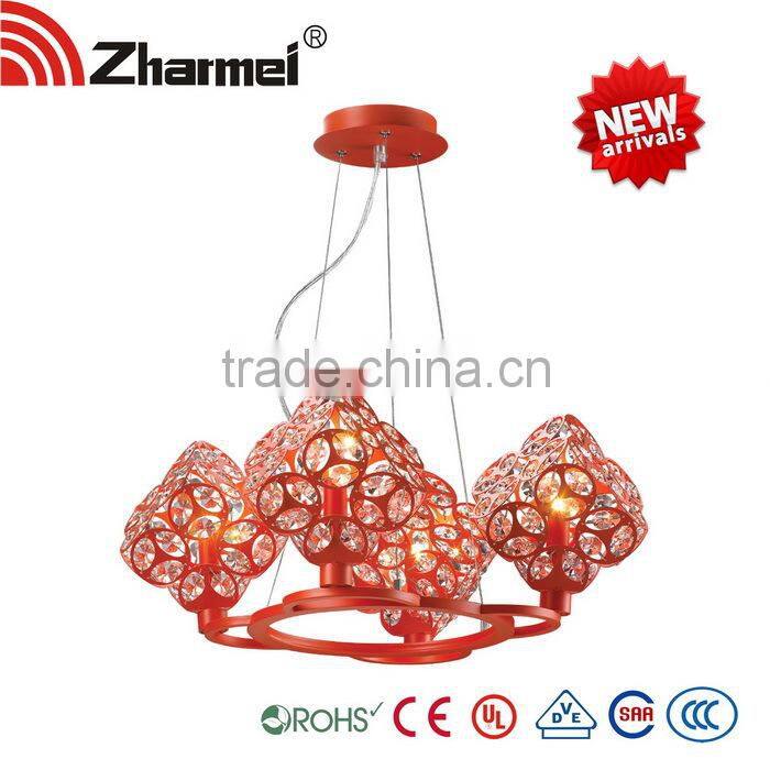 White Chandelier Modern crystal E27 Pendant Lamp,pendant light