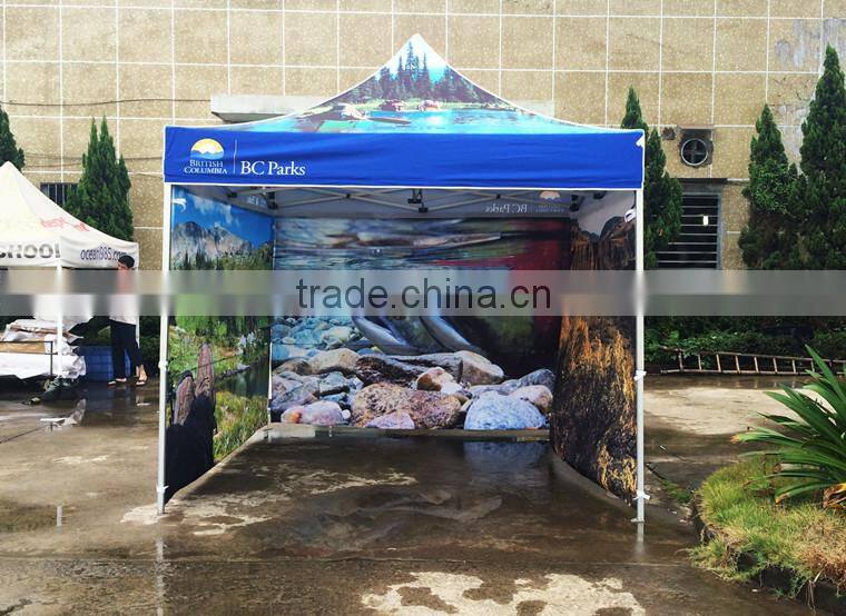 China Factory Sale 3X6 Retractable Foldable 10X20Ft Dye Sublimation Printed Marquee Tent