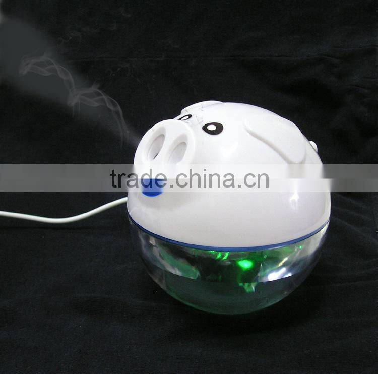 Air Humidifier, Novelty design pig usb humidifier table portable car air humidifier