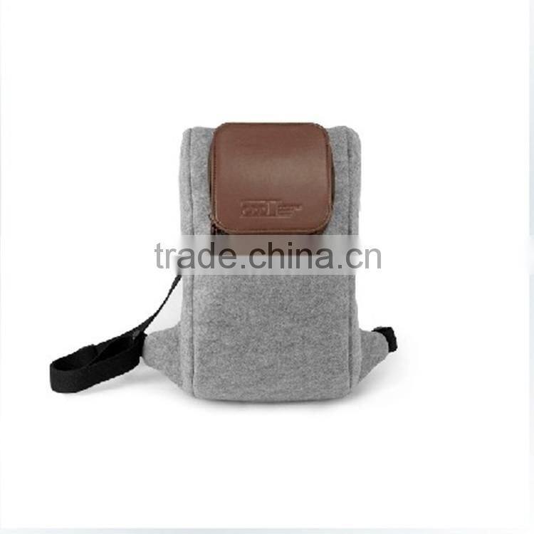 2016 Wholesale backpack Fashion felt Backpack new design felt sport backpack