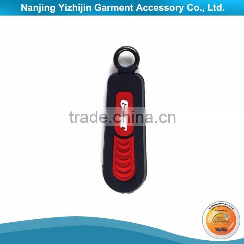 Package Zipper Puller with Nylon Zipper Cord