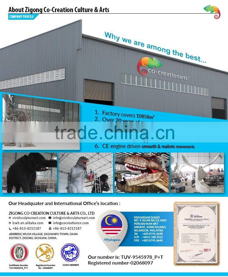 Popular high quality exhibition mechatronics dinosaur