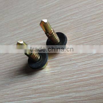 DIN7504 carbon steel wafer head self drilling screw