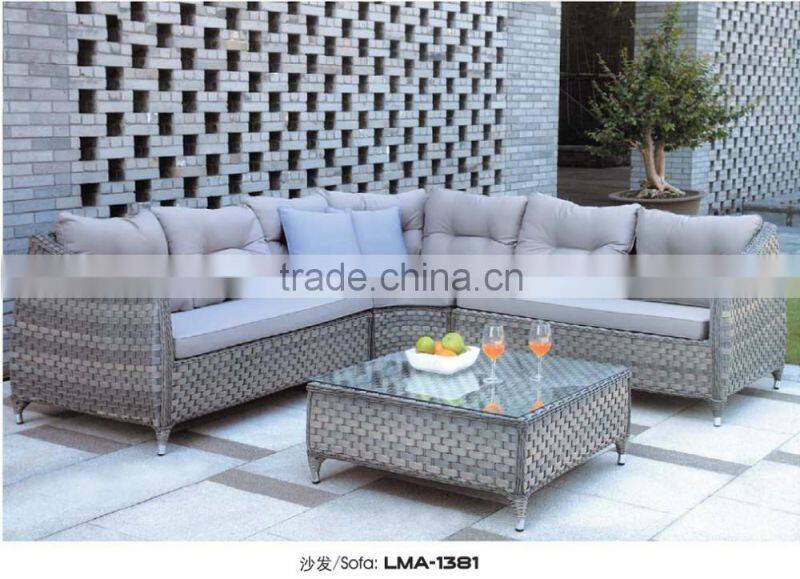 Aluminium Frame Luxury Poly Rattan Furniture/Outdoor Rattan Furniture/Rattan Outdoor Furniture