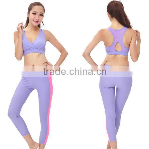 2015 Custom High Quality Womens Hot Selling Yoga Clothes