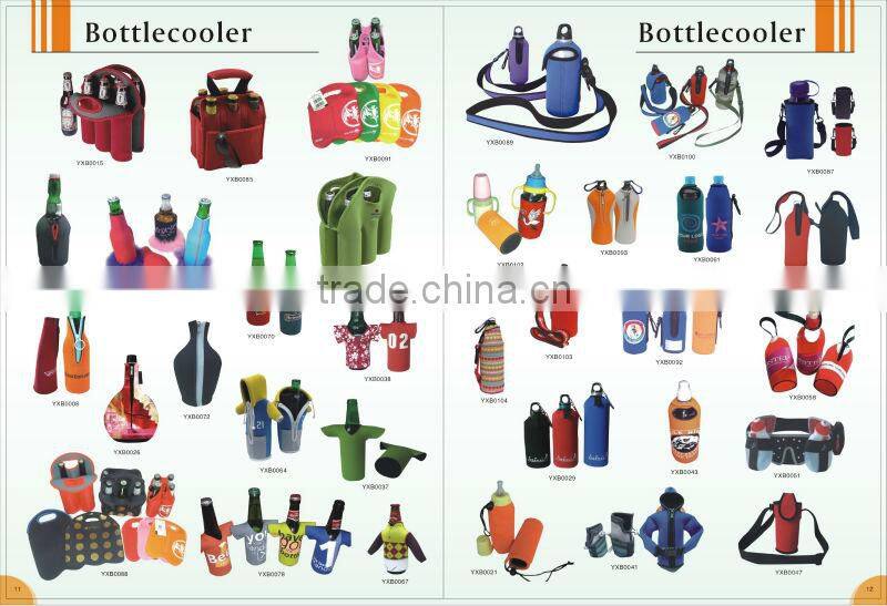 neoprene beer cooler with zip