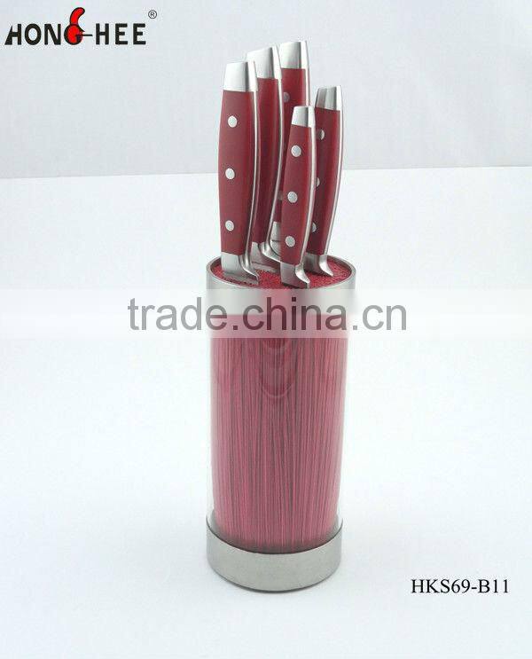 5 Pcs Pakka Handle Professional Chef Knife