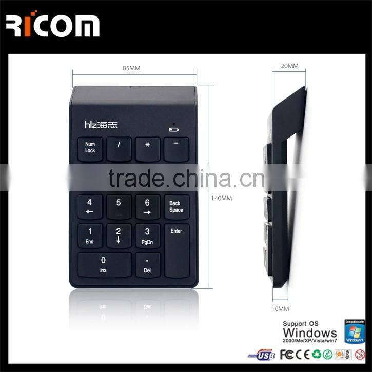 19keys wireless numeric keyboard with With Number Keys Keyboard-G1-Shenzhen Ricom