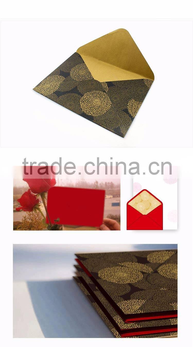 Preparation of mood notebook Christmas Holiday Greeting Note Cards/Wedding Card with Envelopes