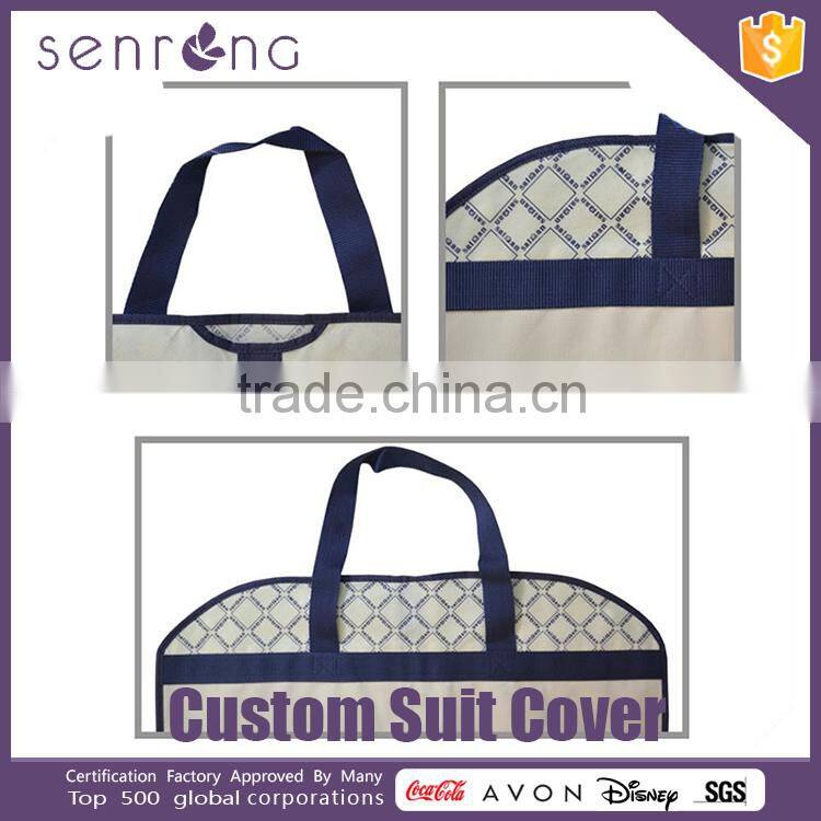 Pp Non-Woven Suit Cover Breathable Suit Cover Bag
