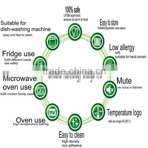 Folding Flower Shape 8 Cups Silicone mould for cake decoration