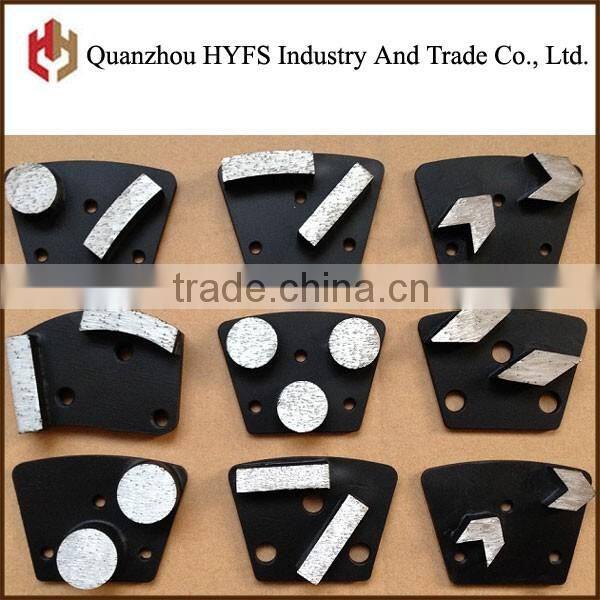 Soft Bond Concrete Block Grinding Segment for THC Metal Pad on Polishing Machine