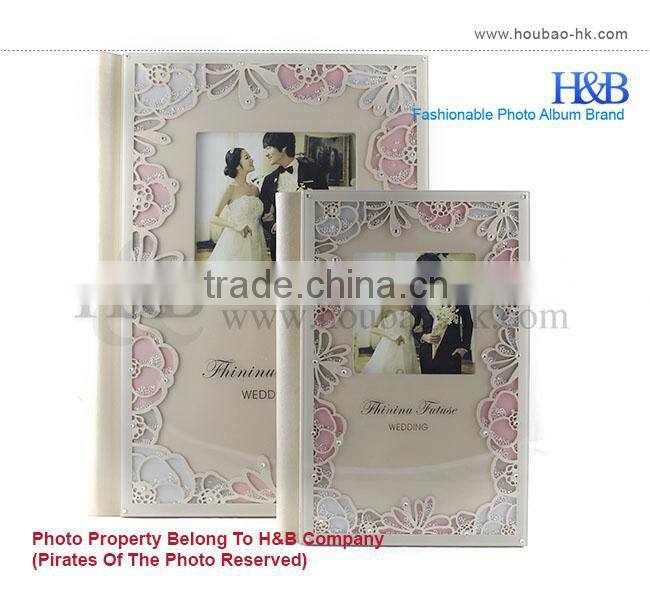 hot sales wedding album gift latest manufactures photo album heart shape photo album