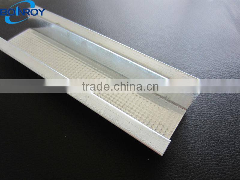 Galvanized metal stud and track for drywall steel 35*22*12*300*0.45mm