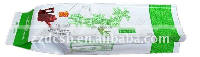 Plastic side-gusset tea bag/vacuum tea bag