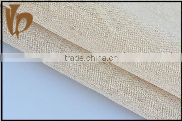 2016 Alibaba tencel and linen paper touch fabric from taizhou factory