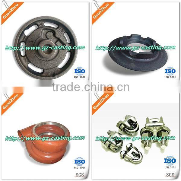 Guanzhou casting foundry made ISO 9001 Certification OEM&customized aluminum casting parts /cnc machining parts